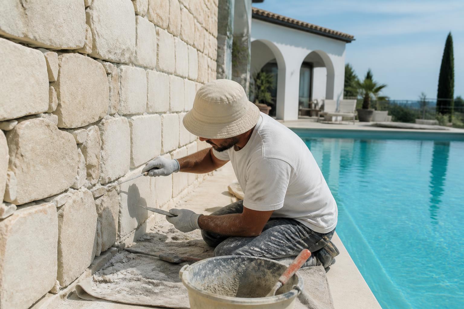 Patio & Poolside Slab Pointing